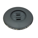 IRIS80 - 2 USB Charger (1USBC2) grau matt