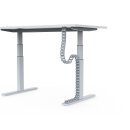 Kabelkette 130 cm silber