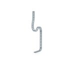 Kabelkette 130 cm silber